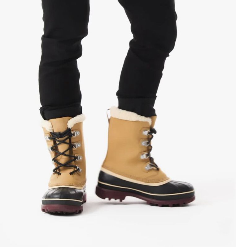 Sorel Herr Vinterkängor Brun/Svarta - Caribou™ Stack - EOM-509241